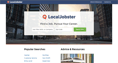 Desktop Screenshot of localjobster.com